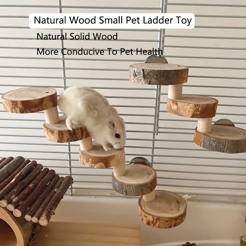 Wooden Ladder Hamster Toy